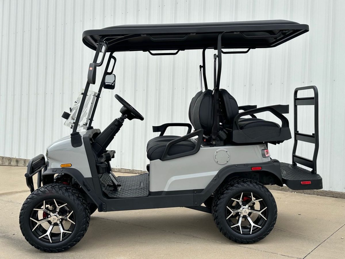 Denago Nomad XL 4 Passenger Lifted - Gray | DFW Golf Cart Warehouse